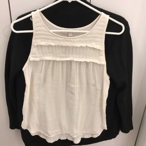 White dress tank top